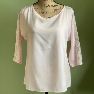NWOT Old Navy Lace Sleeve Blouse